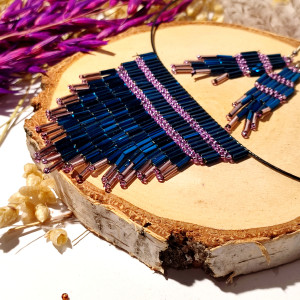 Siri - zestaw kolczyki i naszyjnik