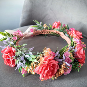 Wianek herbaciane róże