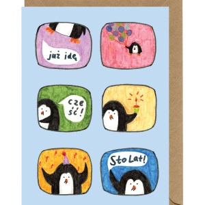 Kartka urodzinowa Sto lat