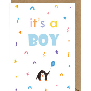 Kartka na narodziny It is a boy