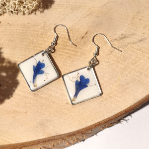 Kolczyki  z żywicy - Oset