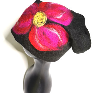 Czapka wełniana czarna