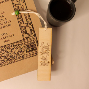 Drewniana zakładka do książki