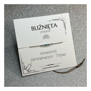 Bransoletka Zodiakalna Bliźnięta