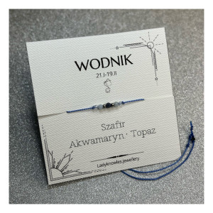 Bransoletka Zodiakalna Wodnik