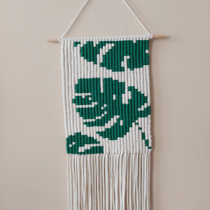 Makrama makatka MONSTERA