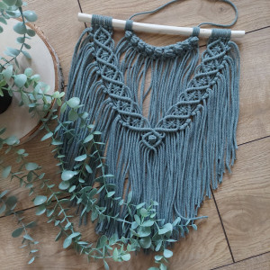 Makrama ścienna ROSE laurowy