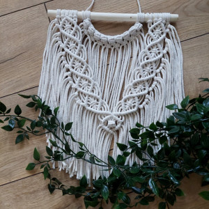 Makrama ścienna ROSE naturalny