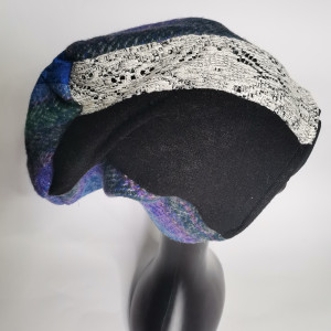 Czapka patchworkowa codzienna