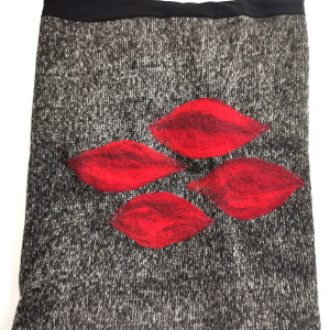 komin tuba wełniany filcowany