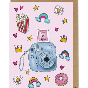 Kartka dla przyjaciółki You go Girl