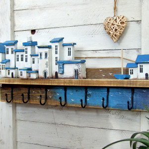 Drewniany wieszak na ubrania - Rajskie wakacje