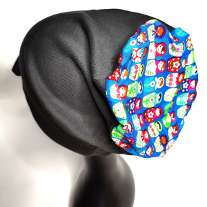 Czapka wiosenna szara