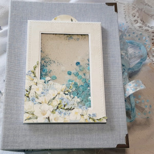 Album na zdjęcia niebieski