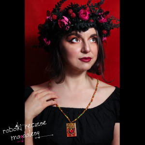 Naszyjnik z orientalnym sercem