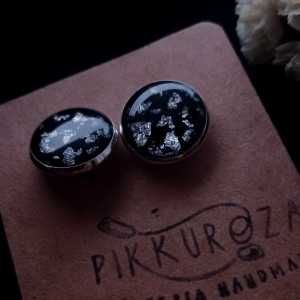 Oryginalne srebrne spinki do mankietów