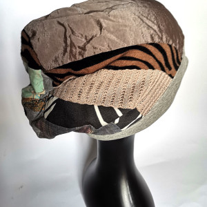 Czapka patchworkowa smerfetka