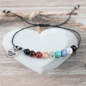 Bransoletka czakralna talizman Kwiat Lotosu