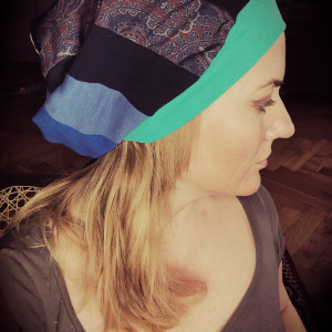 czapka codzienna patchworkowa