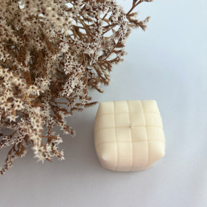 Świeca sojowa puff kostka bubble