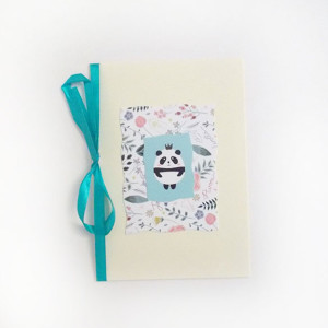 panda kartka bez życzeń, bajkowe kartki dla dzieci, zwierzęta kartki, kartki z pandą zaproszenie bez tekstu, podziękowanie