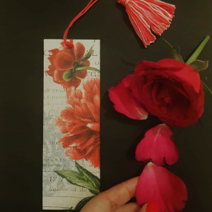 Zakładka do książki Piwonia