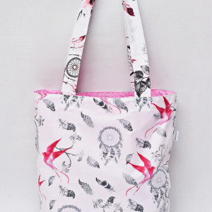 Torba na zakupy Shopperka eko torba, siatka na zakupy, torba zakupowa szoperka jaskółki