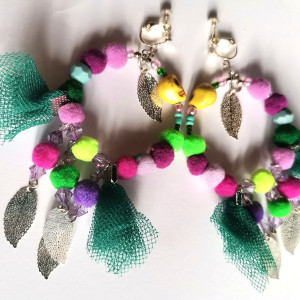 Klipsy etno boho folk kola