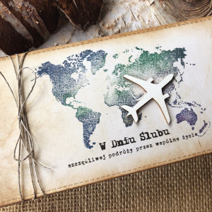 133, Kartka na ślub w szczęśliwą podróż