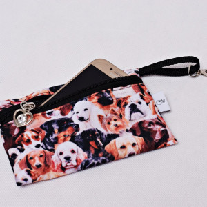 Etui na telefon saszetka na klucze wodoodporna etui do torebki organizer pieski