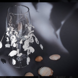 Kolczyki kwiatowe długie