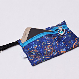 Etui na telefon saszetka na klucze wodoodporna etui do torebki organizer motyle