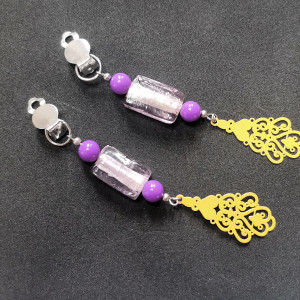 Klipsy lekkie filigrany