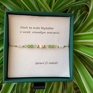 Bransoletka z kamieni szlachetnych