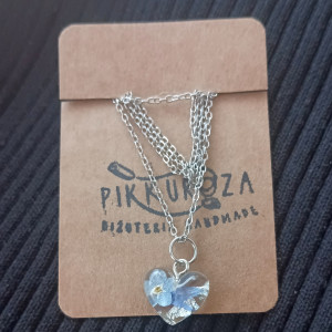 Mini serduszko z kwiatkami