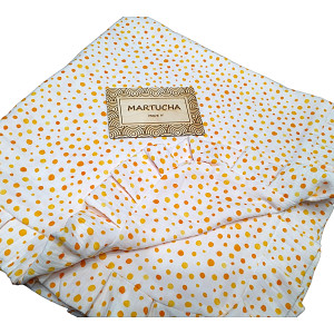 Wiosenny muślinowy kocyk dla malucha