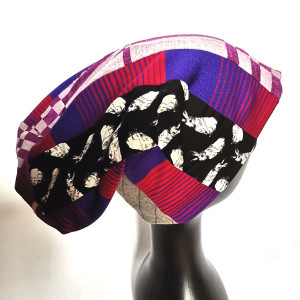 Czapka patchworkowa smerfetka