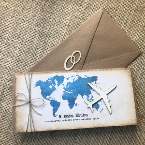 138, Kartka na ślub w szczęśliwą podróż