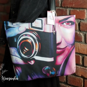 Torebka shoper Mural o pasji