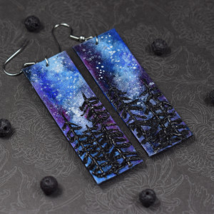 Długie kolczyki "Galaxy"