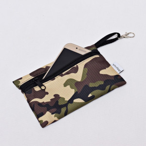 Etui na telefon saszetka na klucze wodoodporna etui do torebki organizer moro