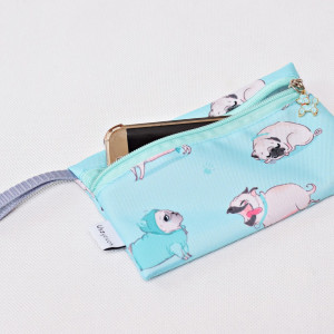 Etui na telefon saszetka na klucze wodoodporna etui do torebki organizer pieski