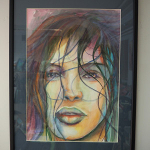 Akwarela - Portret Kobiety