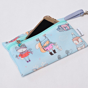 Etui na telefon saszetka na klucze wodoodporna etui do torebki organizer lisek