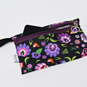 Etui na telefon saszetka na klucze wodoodporna etui do torebki organizer łowicki folk