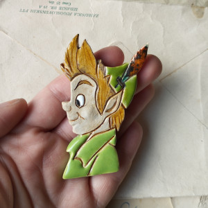 Piotruś Pan broszka