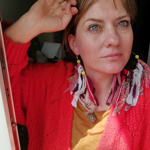 Kolczyki długie bujne boho