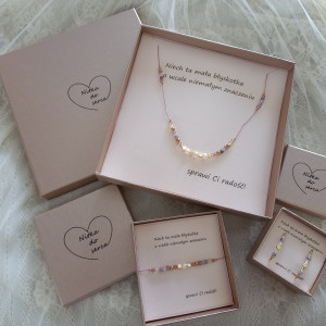 Komplet biżuterii cytrynek