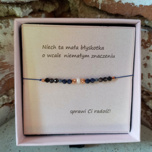 Bransoletka z kamieni szlachetnych