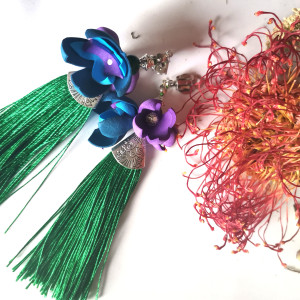 Klipsy etno boho chwosty